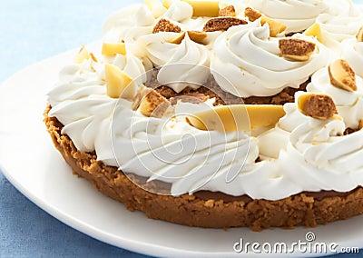 Banoffee pie Stock Photo