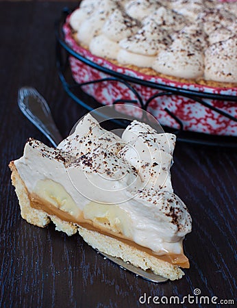 Banoffee pie Stock Photo