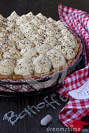 Banoffee pie Stock Photo