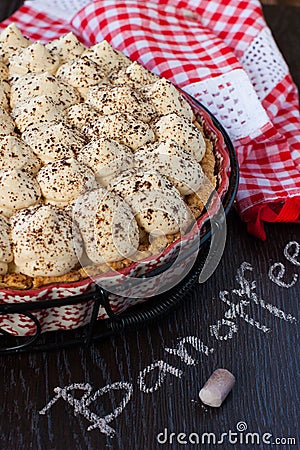 Banoffee pie Stock Photo