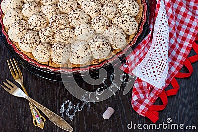 Banoffee pie Stock Photo