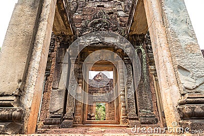 Banteay Samre temple in Angkor Wat Stock Photo