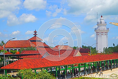 Banten Grand Mosque, Serang, Banten, Indonesia - Masjid Agung Banten Editorial Stock Photo