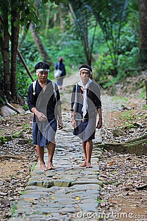 INNER BADUY PEOPLE FROM BANTEN, INDONESIA Editorial Stock Photo