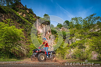 Tranquility and adventure experience at Tadom Hill Resort Editorial Stock Photo