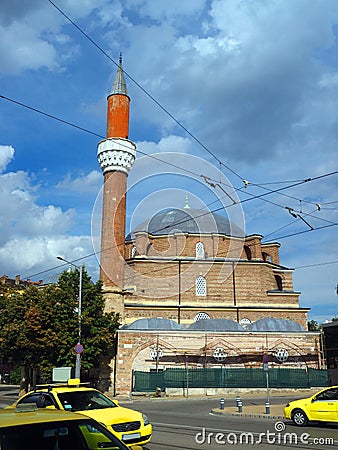 Banya Bashi historic ancient Mosque middle of capital Sofia Bul Stock Photo