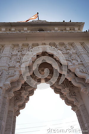 BAPS Shri Swaminarayan Mandir in Pearland Texas Stock Photo