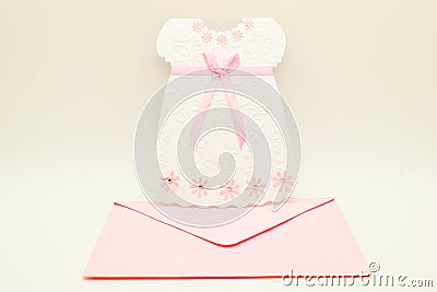 Baptism & Christening Invitation Templates on white background. Stock Photo