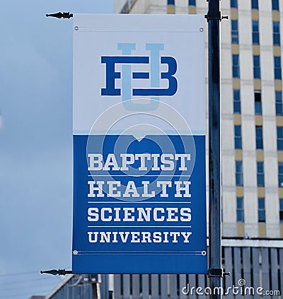 Baptist Health Sciences University, Memphis, TN Editorial Stock Photo