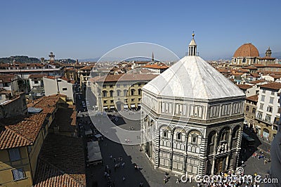 Baptistery, florence Stock Photo