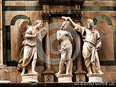 Baptistery - Florence Italy Stock Photo