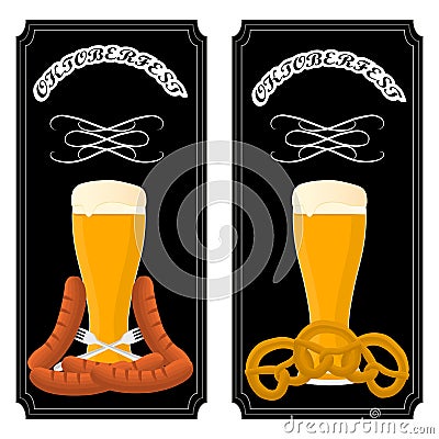 Bar banner Oktoberfest Vector Illustration