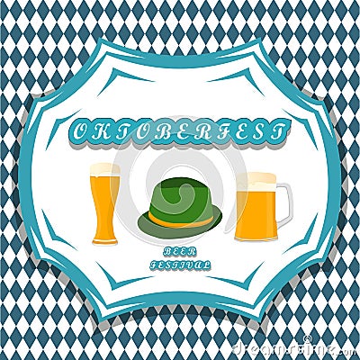 Bar banner Oktoberfest Vector Illustration