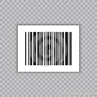 Bar Code Set Vector. Universal Product Scan Code. Vector Illustration