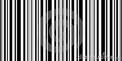 Bar code for web icon. Abstract barcode vector icon illustration. Bar code Vector Illustration