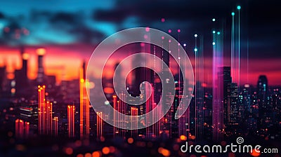 BAR GRAPH,Mastering Data Visualization with Bar Graphs Stock Photo