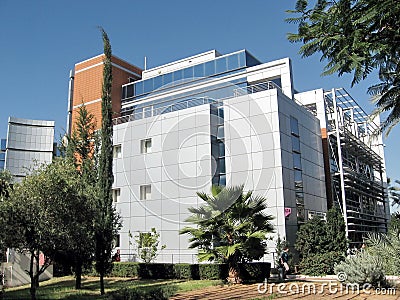 Bar-Ilan University the Katz building 2009 Editorial Stock Photo