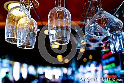 Bar Scene Stock Photo