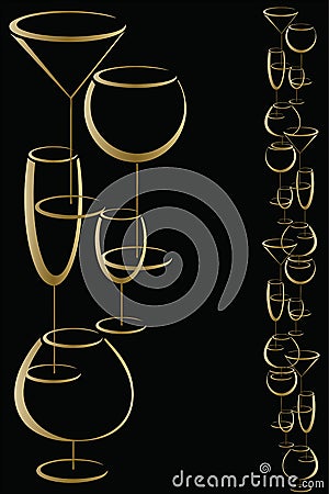 Bar wine card menu Stock Photo