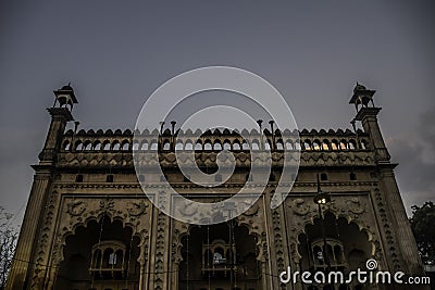 Bara Imambara or Asfi Imambara is a famous landmark in Lucknow created by Nawab of Awadh Asaf Ud Daula Stock Photo