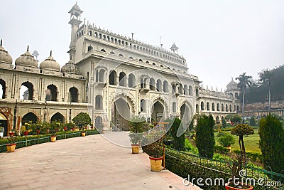 Bara Imambara is an imambara complex in Lucknow, India Stock Photo