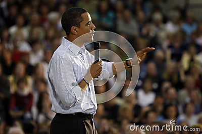 Barack Obama Editorial Stock Photo