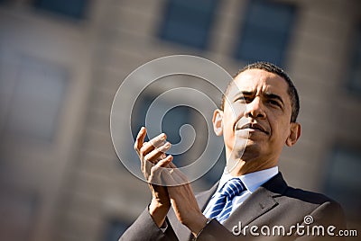 Barack Obama 2 Editorial Stock Photo