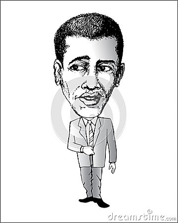 Barak obama Vector Illustration