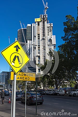 Barangaroo Precinct Sydney Editorial Stock Photo