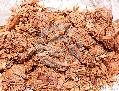 Barbacoa meat mexico style boiled cow meat Stock Photo