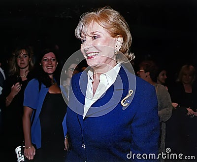 Barbara Walters in New York City Editorial Stock Photo
