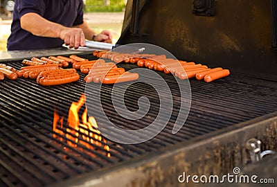 Barbecue cookout Stock Photo