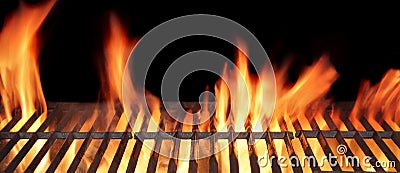 Barbecue Fire Grill Stock Photo