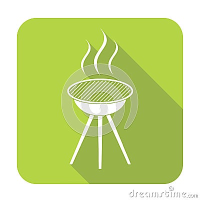 Barbecue grill icon Vector Illustration