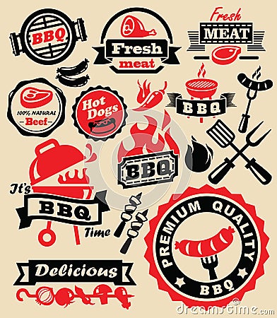 Barbecue grill party Vector Illustration