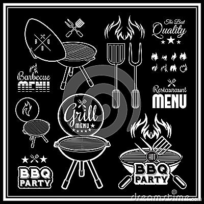 Barbecue grill Vector Illustration