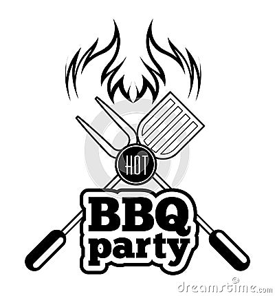 Barbecue grill Vector Illustration