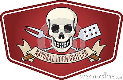 Barbecue Logo Vector Illustration