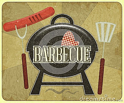 Barbecue Menu Vector Illustration
