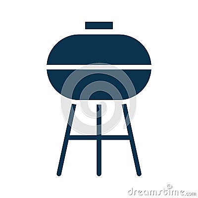 Barbecue pit. Vector illustration decorative design Vector Illustration