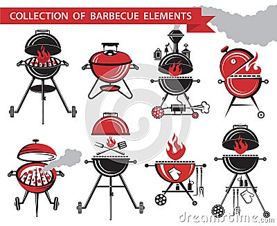 Barbecue set Vector Illustration