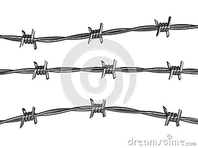 Barbed wire Cartoon Illustration