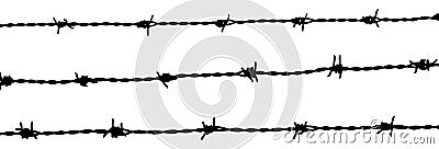 Barbed wires Vector Illustration