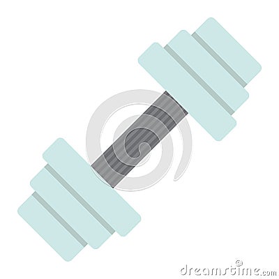 Barbell flat icon, fitness and sport, dumbbell Vector Illustration