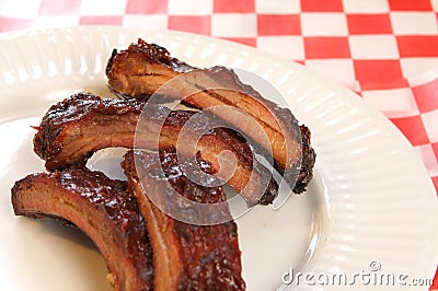 Barbeque ribs Stock Photo