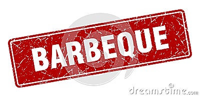 barbeque sign. barbeque grunge stamp. Vector Illustration