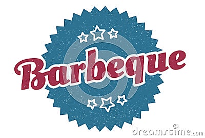 barbeque sign. barbeque vintage retro label. Vector Illustration