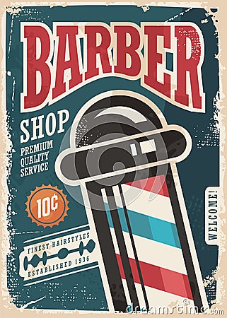 Barber Shop Vector Illustration