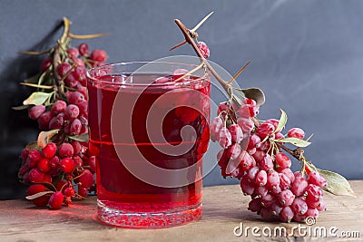 Barberry tea Stock Photo