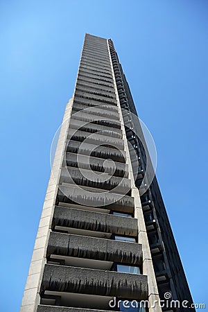 Barbican Tower Stock Photo